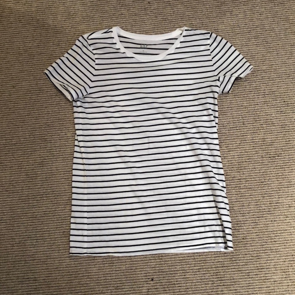 Black and white striped shirt
